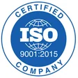 ISO 9001:2015 certified company