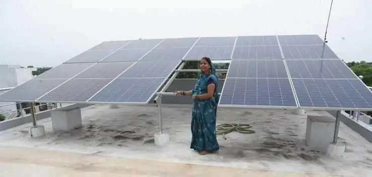 Rooftop system handed over, On-grid · RCC roof